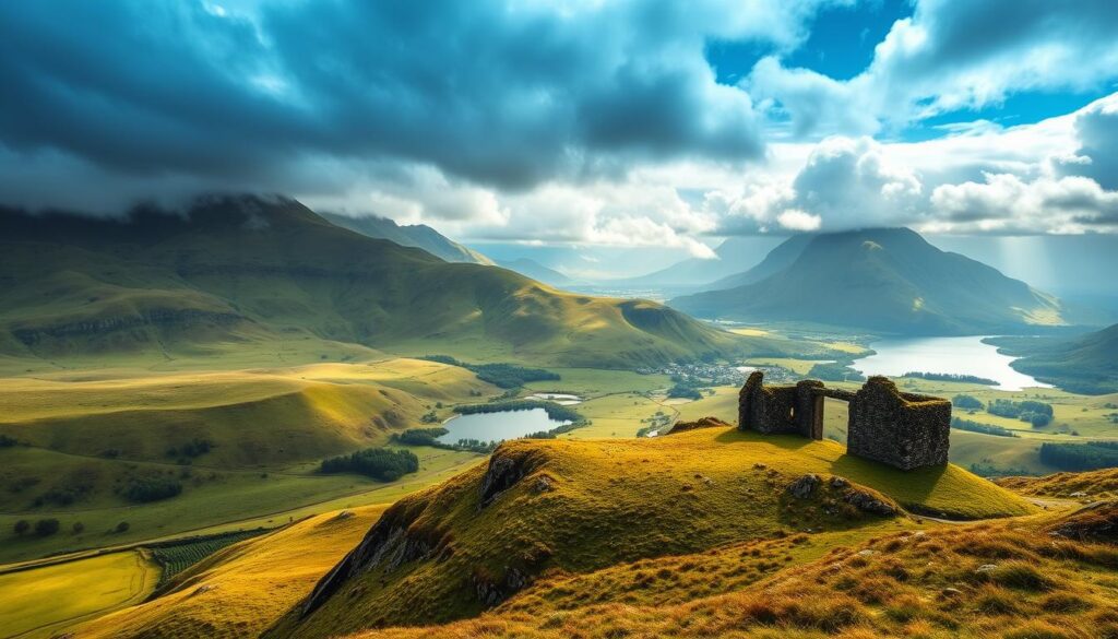 Scottish Highlands landscape